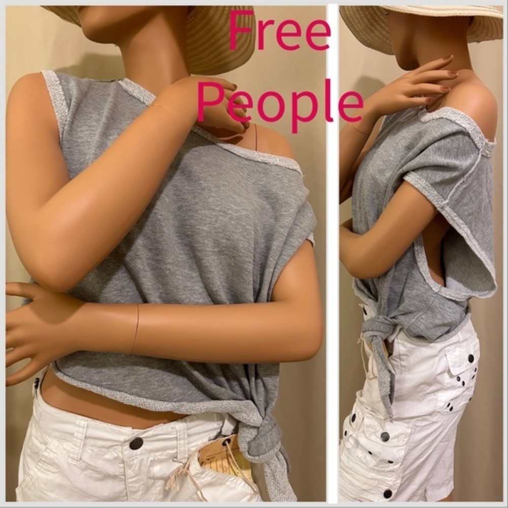 NEW FREE PEOPLE “FRESH TO DEF” Pullover in Heather gray
$78 M
